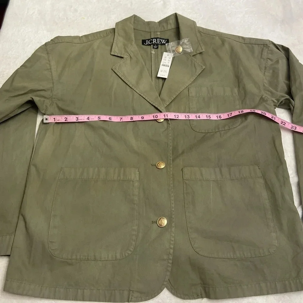 New! J. Crew Blazer-jacket in chino olive sand green 28334